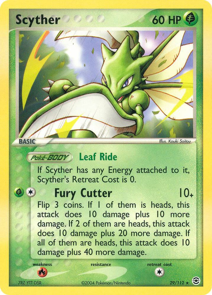 Scyther 29/112 (FireRed & LeafGreen)  | Good Games Adelaide SA