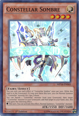 Constellar Sombre [MP14-EN060] Super Rare | Good Games Adelaide SA