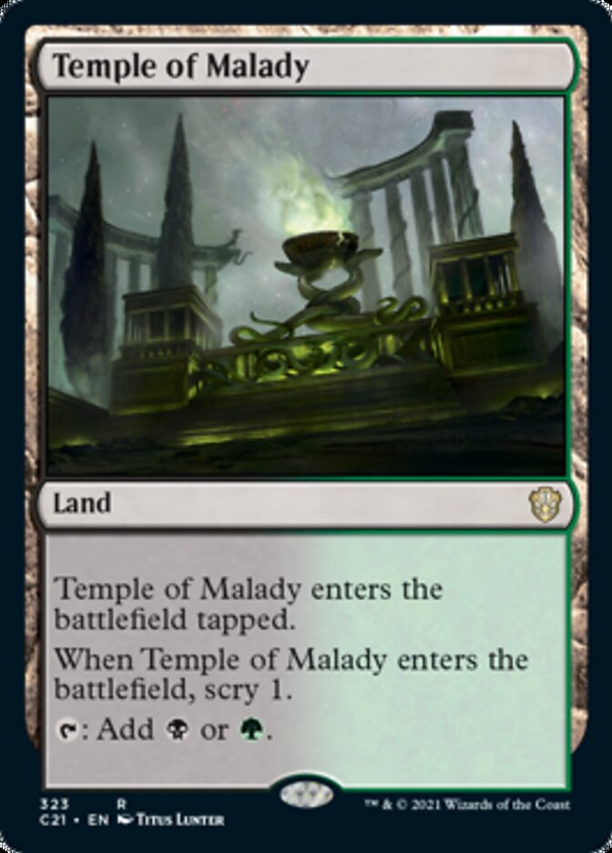 Temple of Malady [Commander 2021] | Good Games Adelaide SA