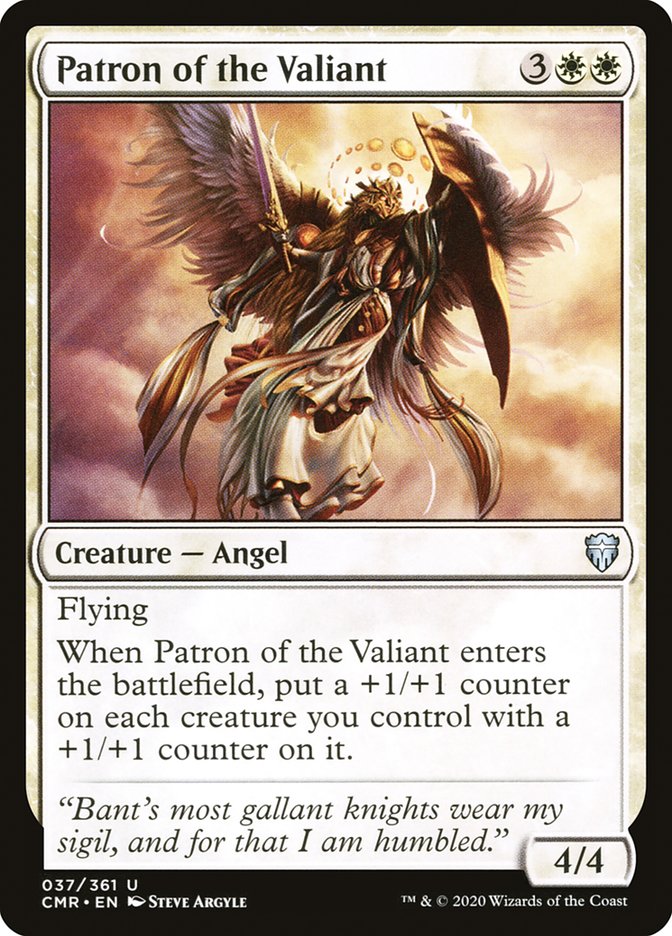 Patron of the Valiant [Commander Legends] | Good Games Adelaide SA