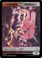 Warrior // Spirit (13) Double-Sided Token [March of the Machine Tokens] | Good Games Adelaide SA