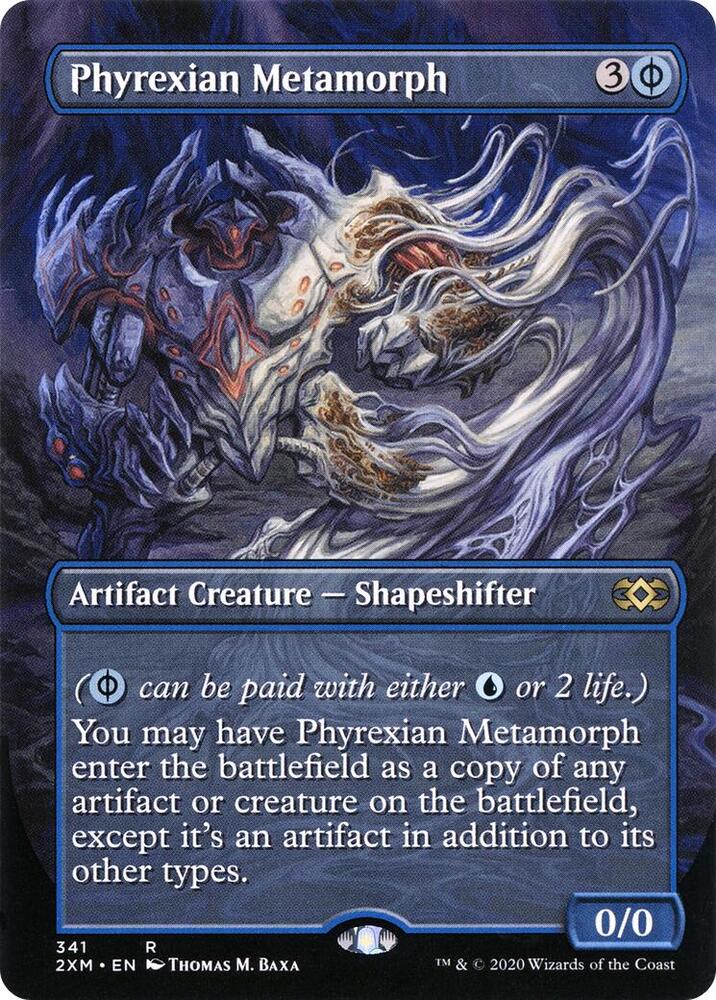 Phyrexian Metamorph Borderless 341 (Double Masters)  - Foil | Good Games Adelaide SA