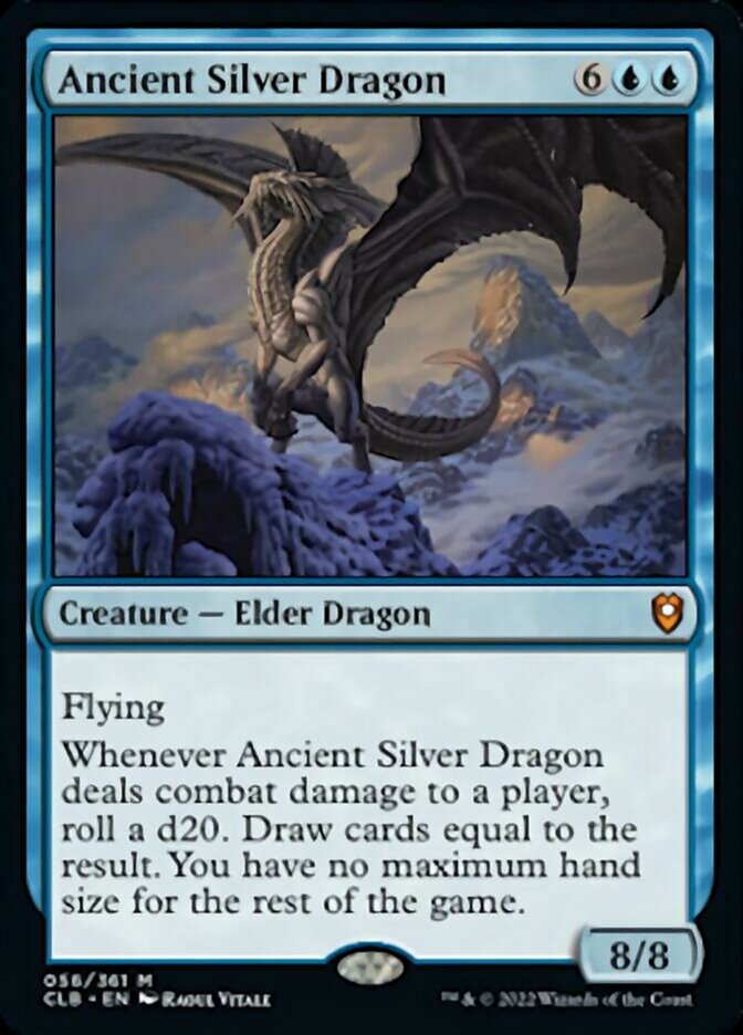 Ancient Silver Dragon [Commander Legends: Battle for Baldur's Gate] | Good Games Adelaide SA