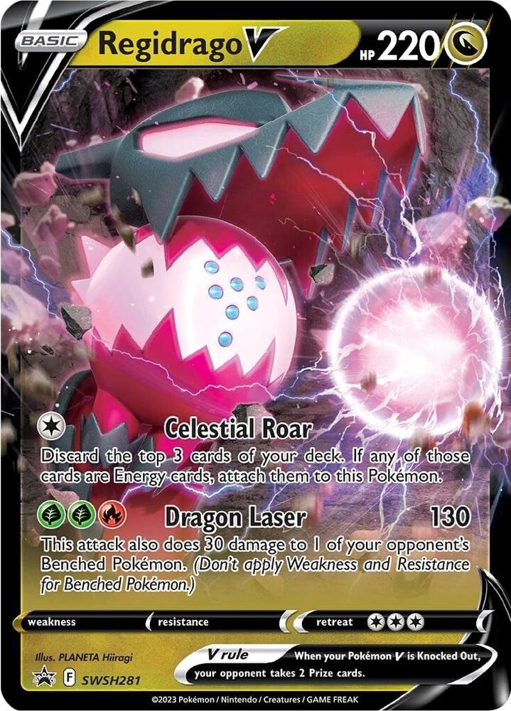 Regidrago V SWSH281 (SWSH: Sword & Shield Promo Cards)  - Holofoil | Good Games Adelaide SA