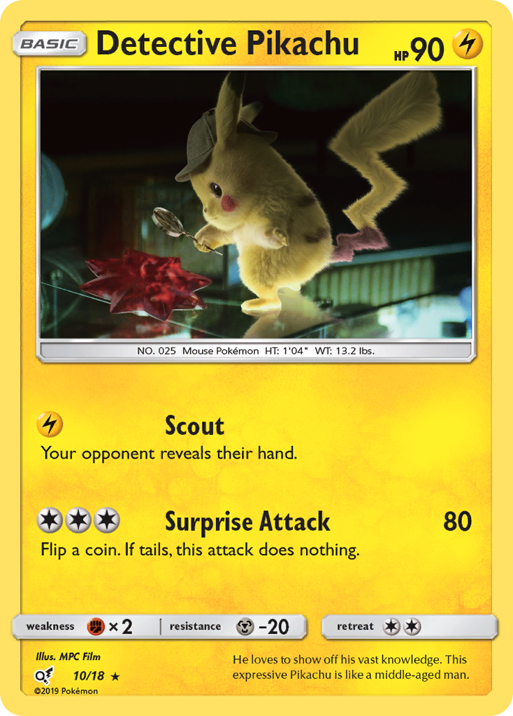 Detective Pikachu (10/18) [Sun & Moon: Detective Pikachu] | Good Games Adelaide SA