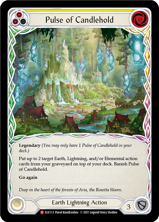 Pulse of Candlehold [ELE113] (Tales of Aria)  1st Edition Cold Foil | Good Games Adelaide SA