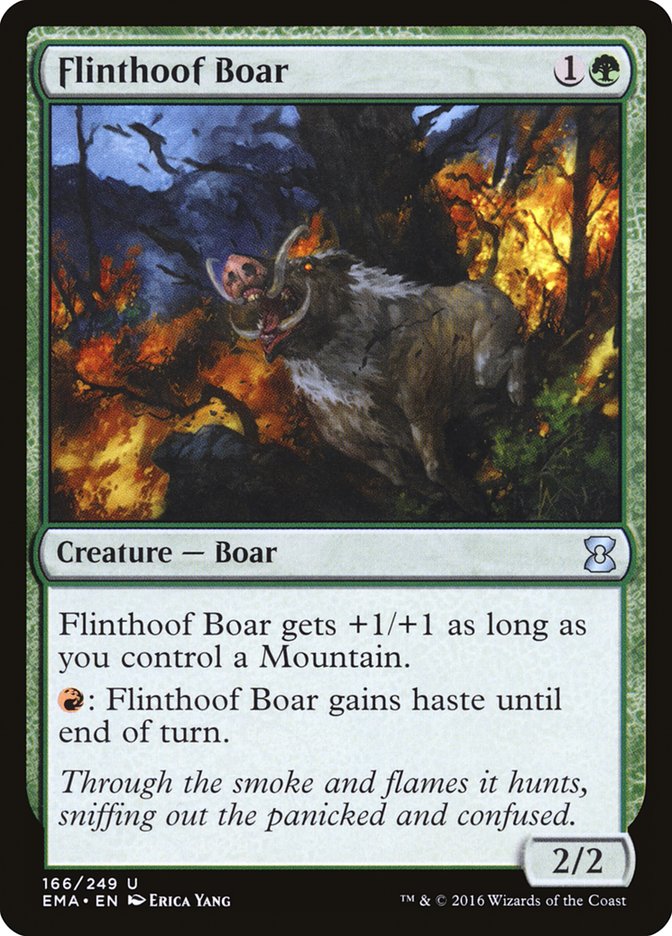 Flinthoof Boar 166 (Eternal Masters)  | Good Games Adelaide SA