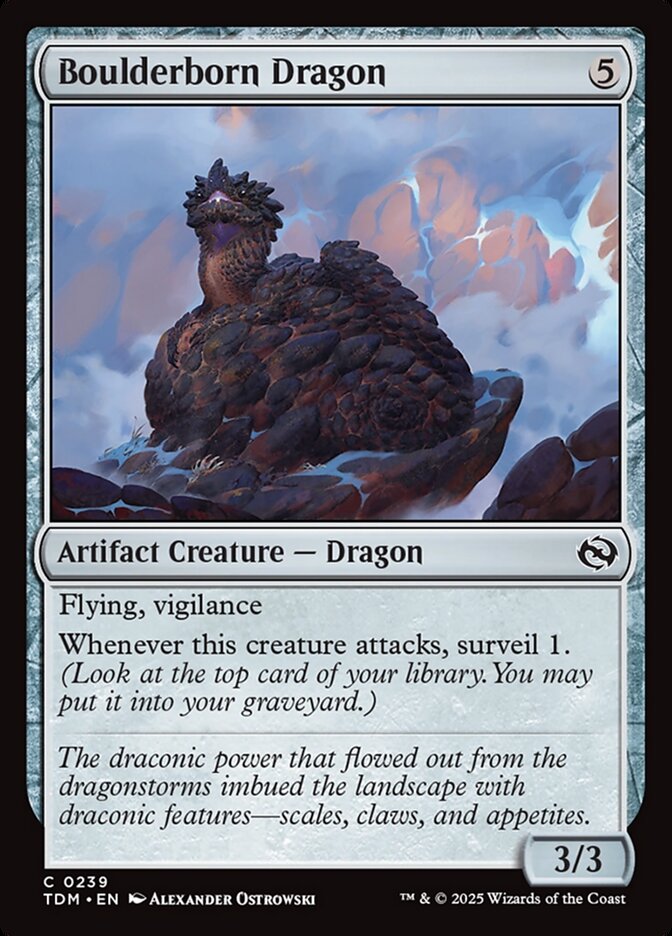 Boulderborn Dragon 239 (Tarkir: Dragonstorm)  | Good Games Adelaide SA