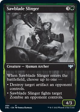 Sawblade Slinger 484 (Innistrad: Double Feature)  - Foil | Good Games Adelaide SA