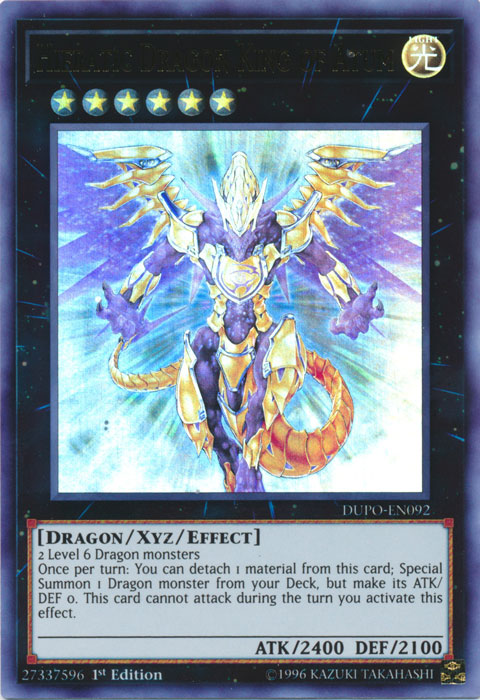 Hieratic Dragon King of Atum [DUPO-EN092] Ultra Rare | Good Games Adelaide SA