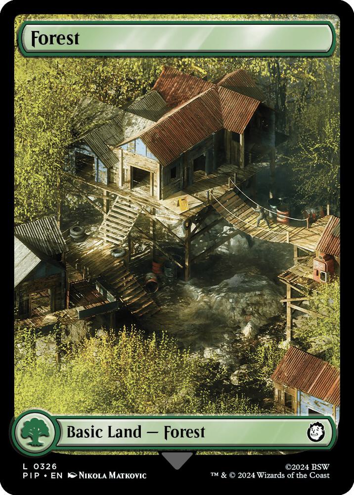Forest 0326 326 (Universes Beyond: Fallout)  - Foil | Good Games Adelaide SA