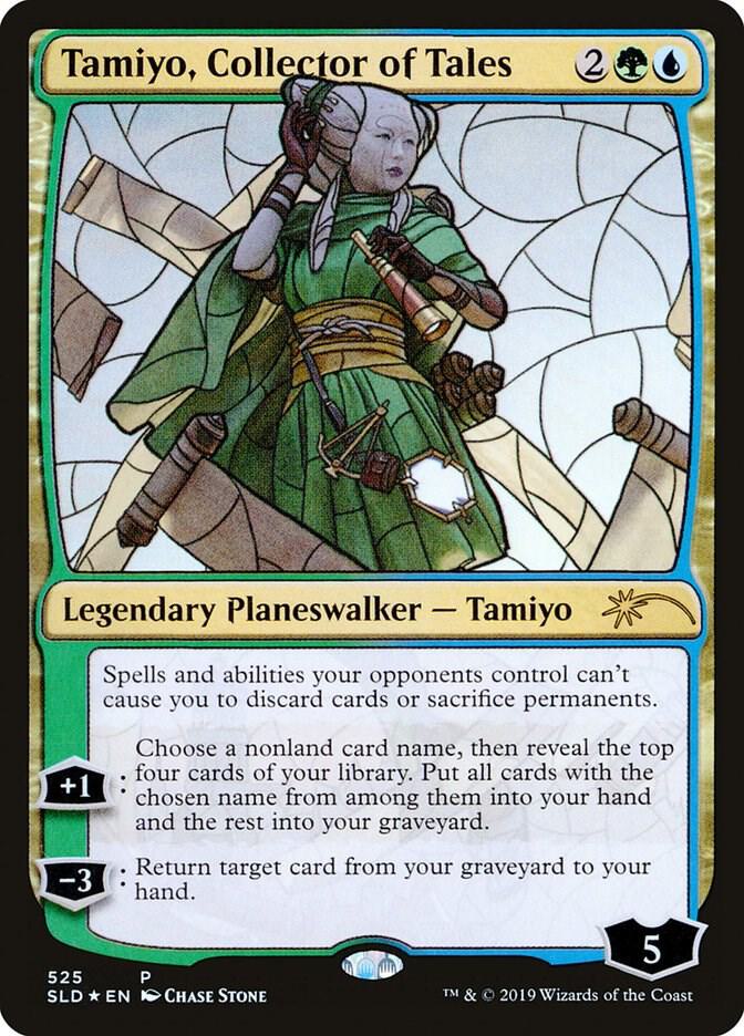 Tamiyo Collector of Tales Stained Glass 525 (Secret Lair Drop Series)  - Foil | Good Games Adelaide SA