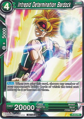 Intrepid Determination Bardock (P-010) [Promotion Cards] | Good Games Adelaide SA