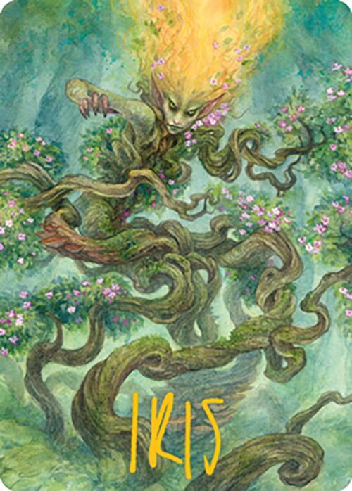 Titania Protector of Argoth Art Card Gold Stamped Signature 43 (Art Series: Modern Horizons 2)  | Good Games Adelaide SA