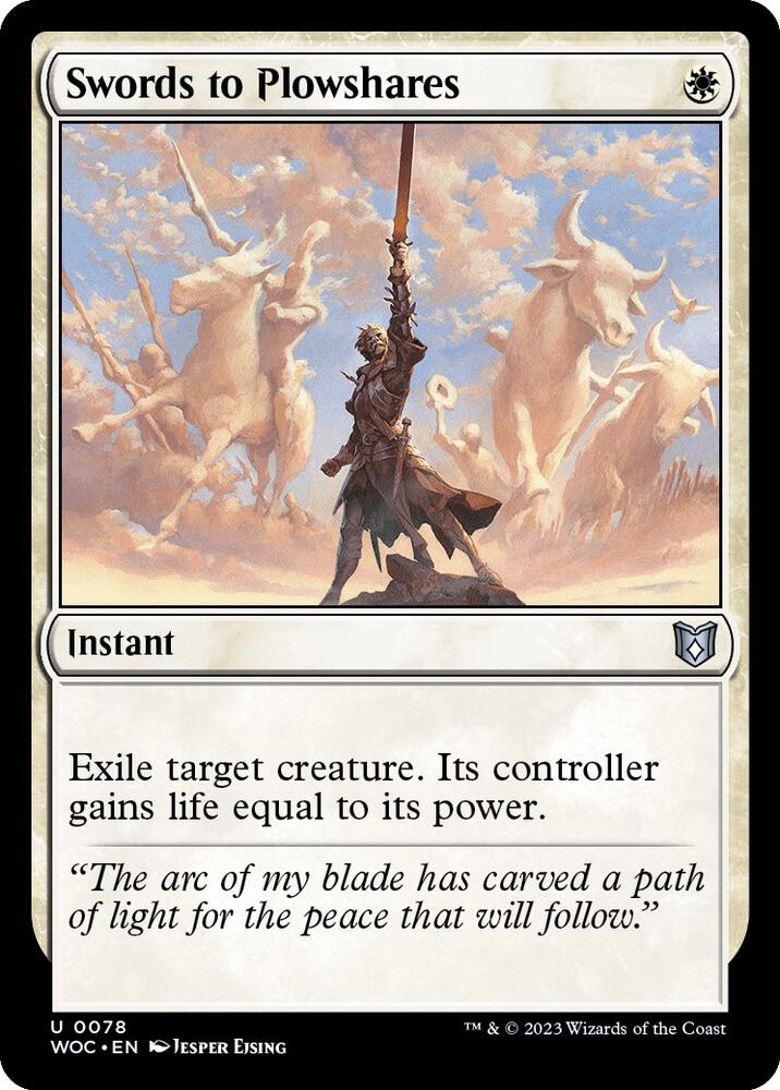 Swords to Plowshares 78 (Commander: Wilds of Eldraine)  | Good Games Adelaide SA