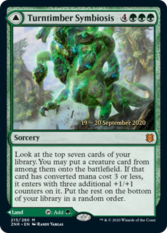 Turntimber Symbiosis 215 (Prerelease Cards)  - Foil | Good Games Adelaide SA