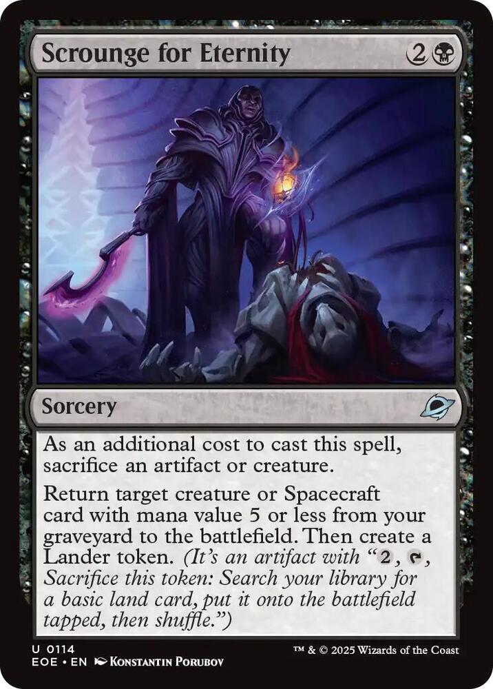 Scrounge for Eternity 114 (Edge of Eternities)  | Good Games Adelaide SA