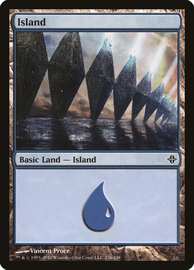 Island 236 (Rise of the Eldrazi)  - Foil | Good Games Adelaide SA
