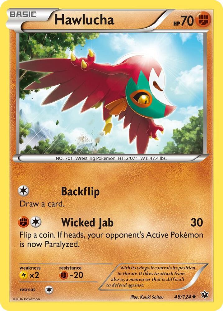 Hawlucha 48/124 (XY - Fates Collide)  | Good Games Adelaide SA