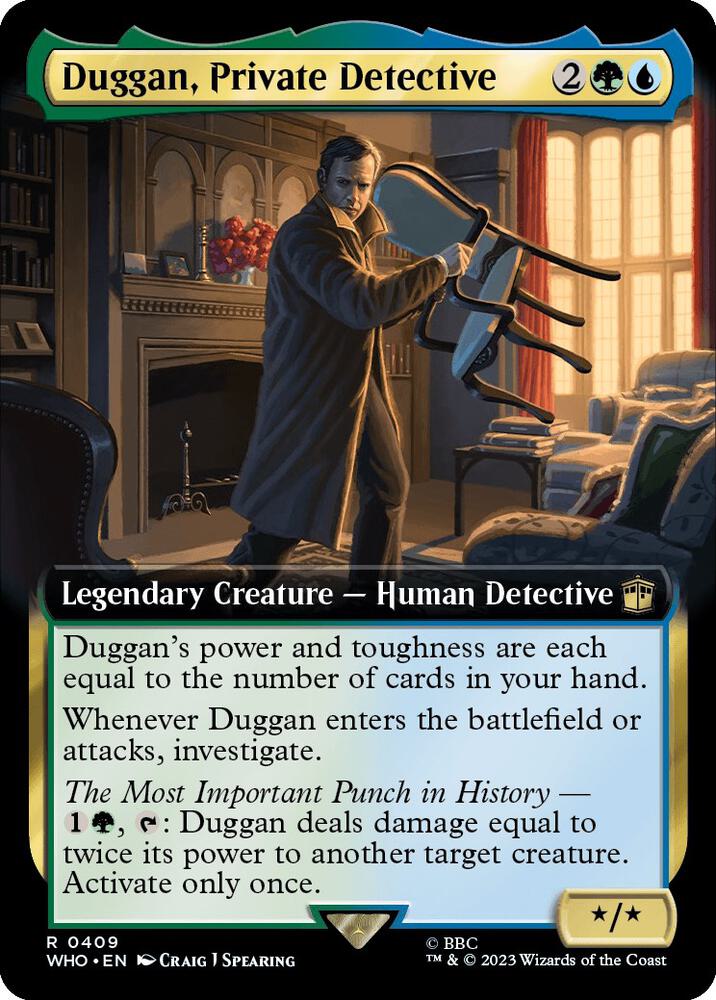 Duggan, Private Detective 409 (Universes Beyond: Doctor Who)  - Foil | Good Games Adelaide SA