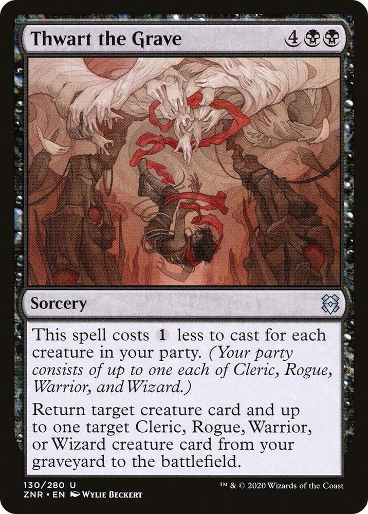Thwart the Grave 130 (Zendikar Rising)  | Good Games Adelaide SA