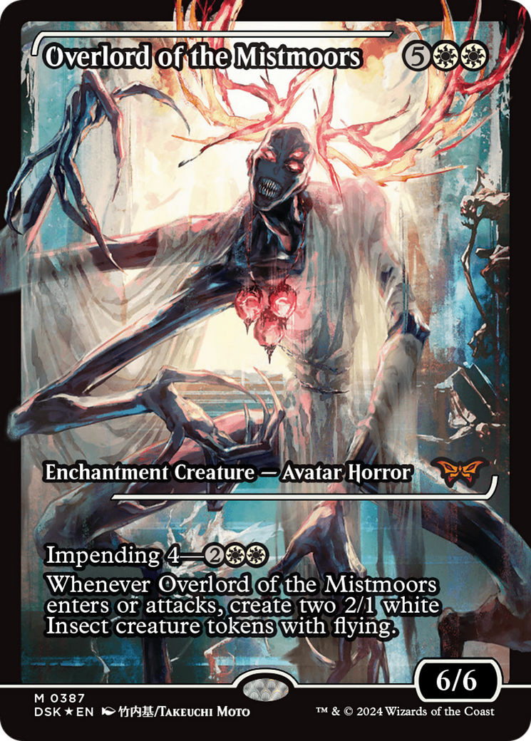 Overlord of the Mistmoors (Full Art) (Japan Showcase) [Duskmourn: House of Horror] | Good Games Adelaide SA