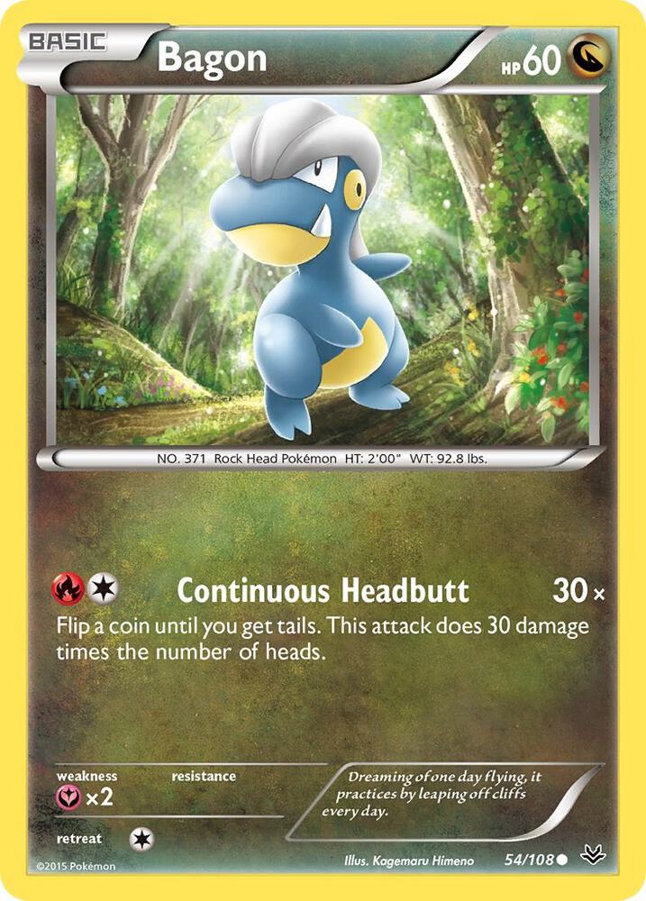 Bagon 54/108 (XY - Roaring Skies)  | Good Games Adelaide SA