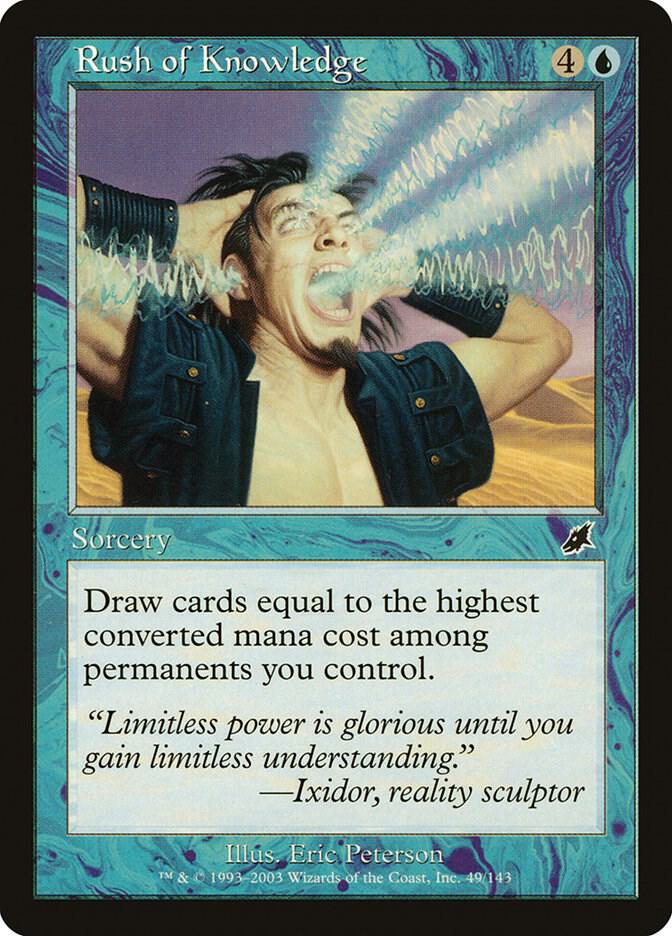Rush of Knowledge 49 (Scourge)  - Foil | Good Games Adelaide SA