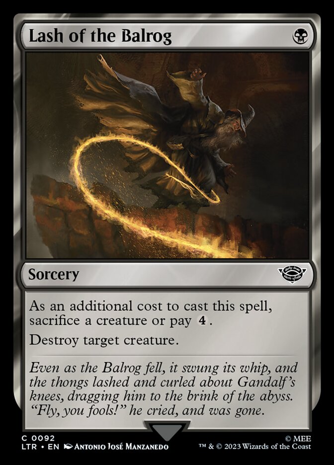 Lash of the Balrog 92 (Universes Beyond: The Lord of the Rings: Tales of Middle-earth)  | Good Games Adelaide SA