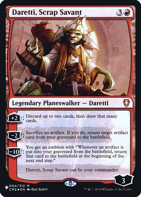 Daretti Scrap Savant CM2 4 (The List Reprints)  - Foil | Good Games Adelaide SA