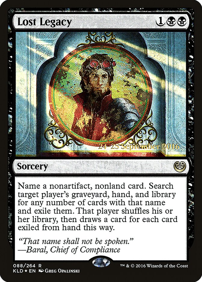 Lost Legacy [Kaladesh Promos] | Good Games Adelaide SA