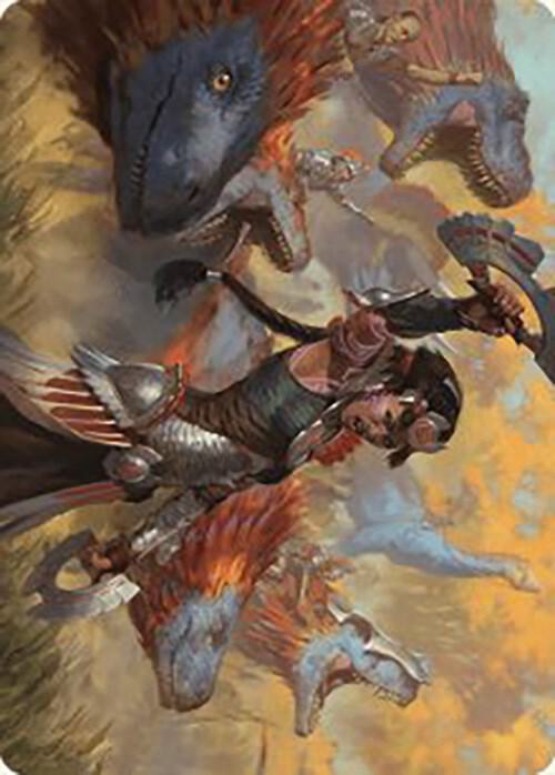 Huatli Poet of Unity Art Card 27 (Art Series: The Lost Caverns of Ixalan)  | Good Games Adelaide SA
