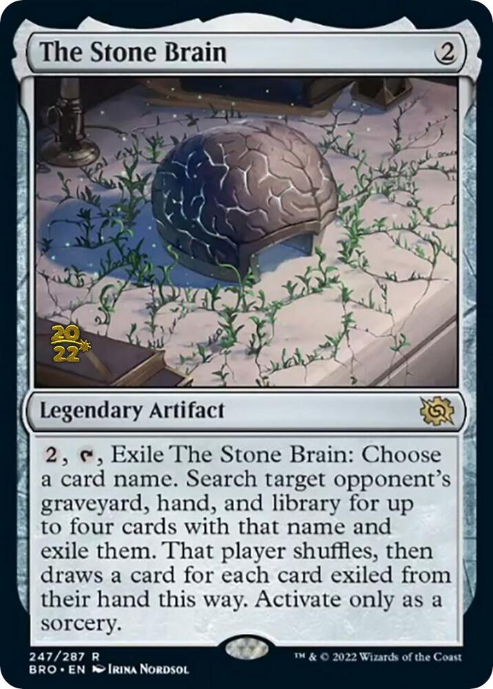 The Stone Brain 247 (Prerelease Cards)  - Foil | Good Games Adelaide SA
