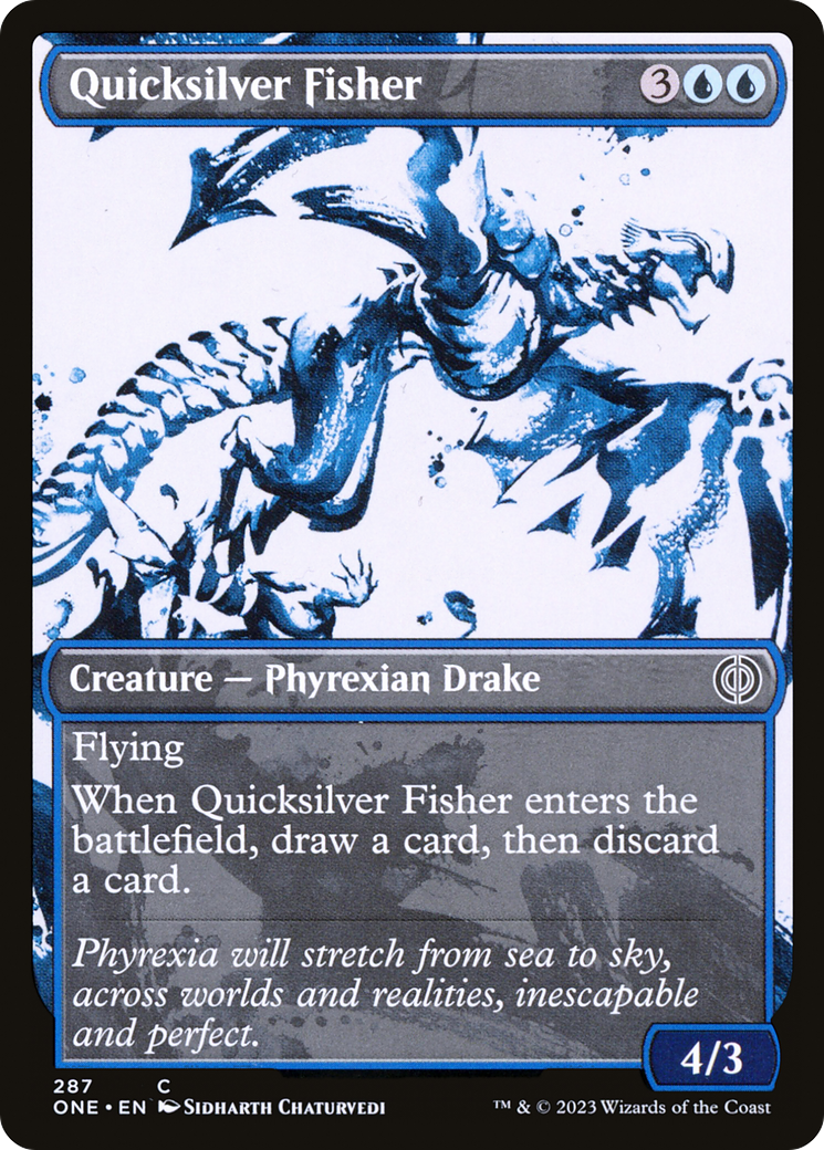 Quicksilver Fisher (Showcase Ichor) [Phyrexia: All Will Be One] | Good Games Adelaide SA