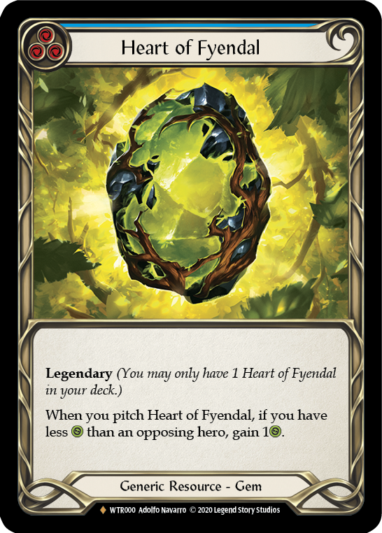 Heart of Fyendal [U-WTR000] Unlimited Rainbow Foil | Good Games Adelaide SA