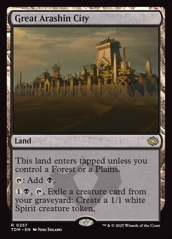 Great Arashin City 257 (Tarkir: Dragonstorm)  - Foil | Good Games Adelaide SA