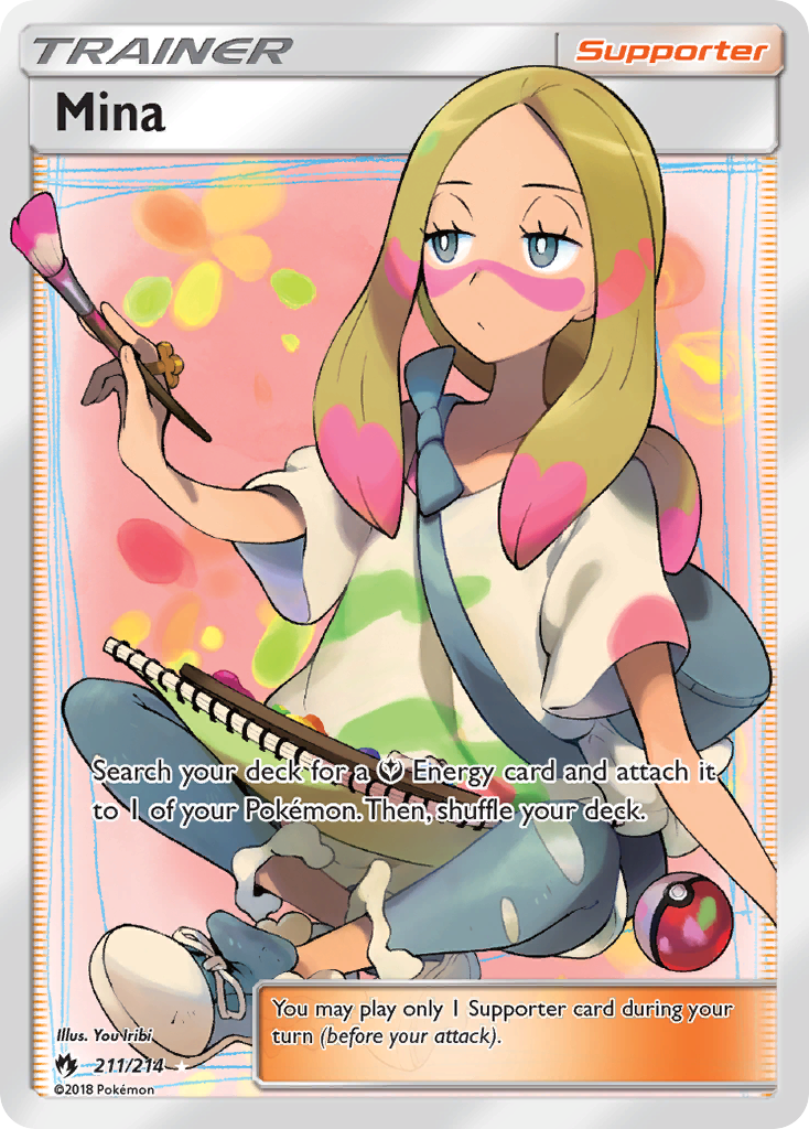 Mina (211/214) [Sun & Moon: Lost Thunder] | Good Games Adelaide SA