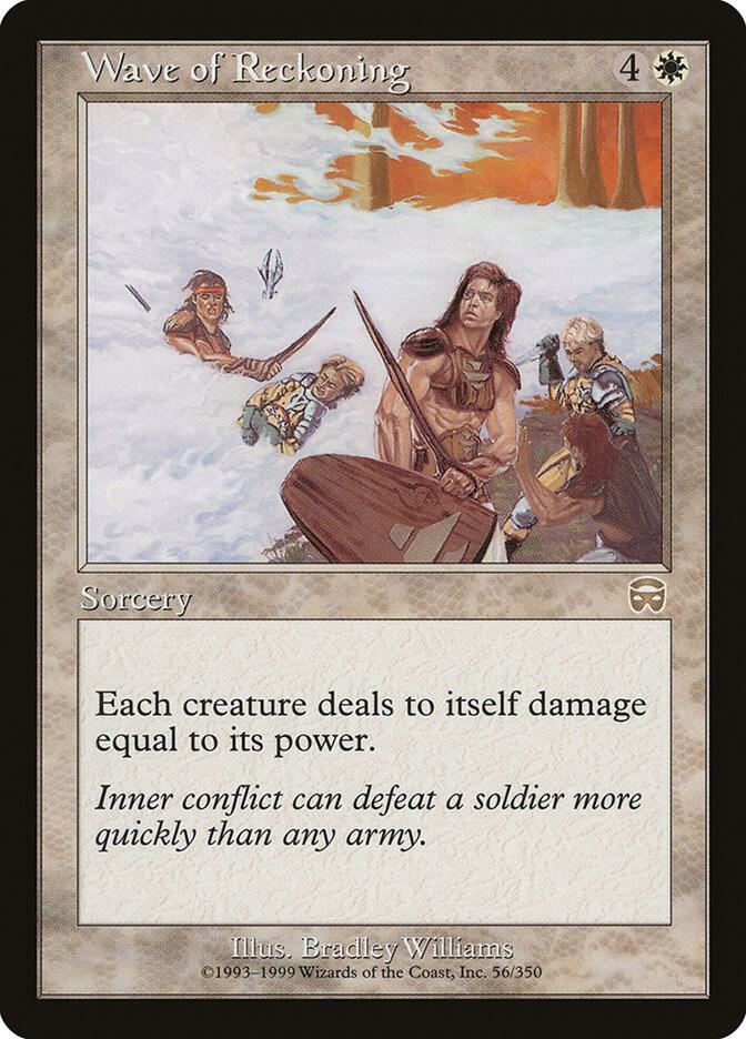 Wave of Reckoning 56 (Mercadian Masques)  - Foil | Good Games Adelaide SA