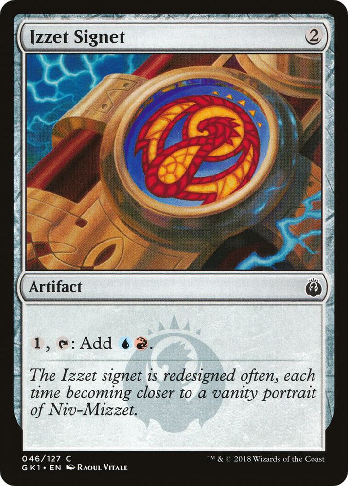 Izzet Signet 46 (Guilds of Ravnica: Guild Kits)  | Good Games Adelaide SA