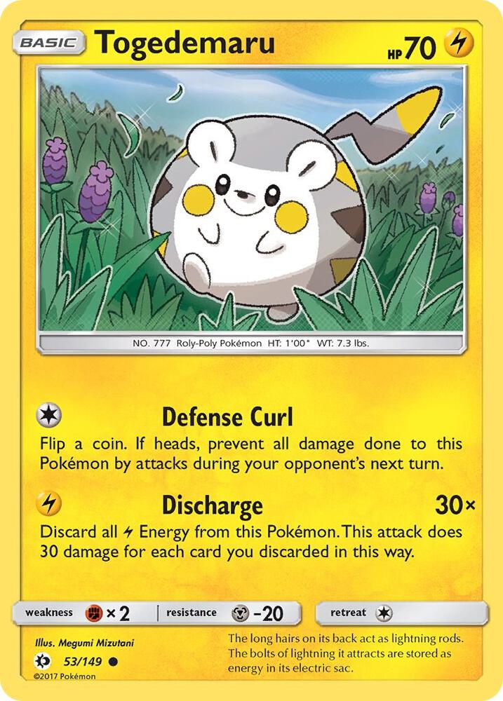 Togedemaru 53/149 (SM Base Set)  | Good Games Adelaide SA