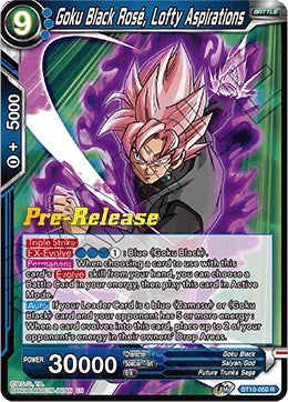 Goku Black Rose, Lofty Aspirations (Rise of the Unison Warrior) [BT10-050] | Good Games Adelaide SA