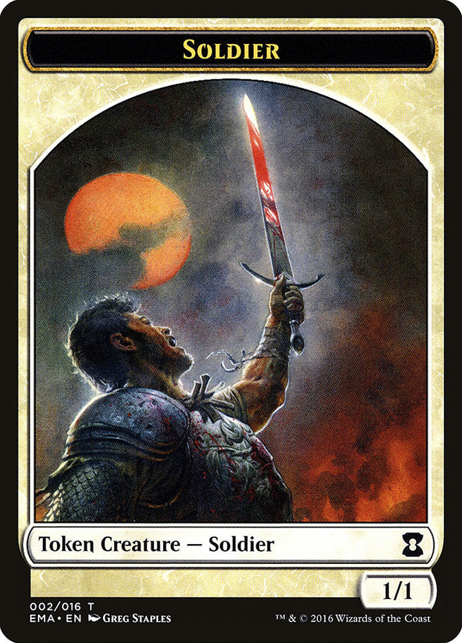 Soldier Token [Eternal Masters Tokens] | Good Games Adelaide SA
