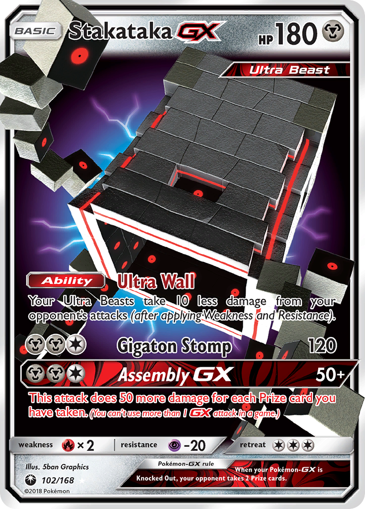 Stakataka GX (102/168) [Sun & Moon: Celestial Storm] | Good Games Adelaide SA