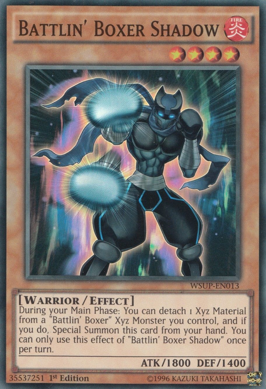Battlin' Boxer Shadow [WSUP-EN013] Super Rare | Good Games Adelaide SA