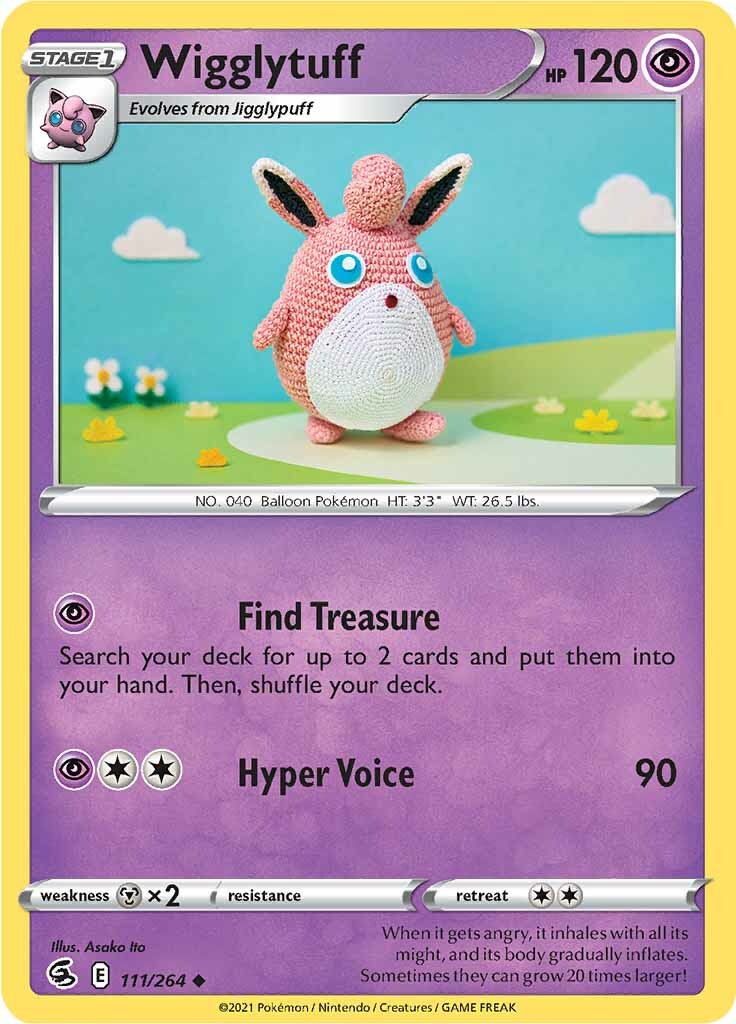 Wigglytuff (111/264) [Sword & Shield: Fusion Strike] | Good Games Adelaide SA