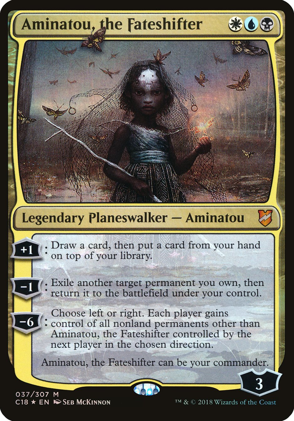Aminatou, the Fateshifter (Commander 2018) [Commander 2018 Oversized] | Good Games Adelaide SA