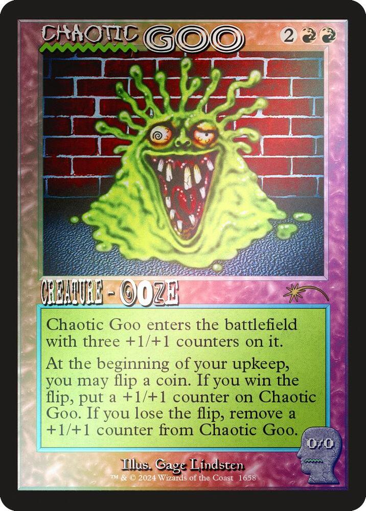 Chaotic Goo Rainbow Foil 1658 (Secret Lair Drop Series)  - Foil | Good Games Adelaide SA