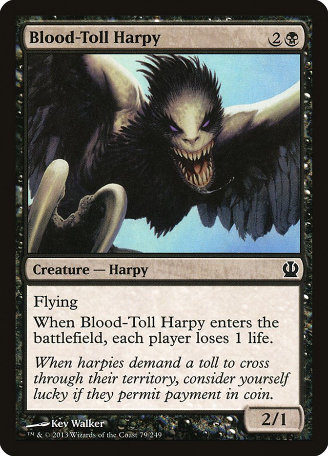 Blood-Toll Harpy [Theros] | Good Games Adelaide SA