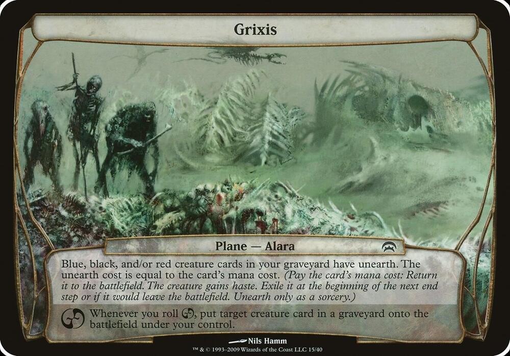 Grixis Planechase  (Oversize Cards)  | Good Games Adelaide SA