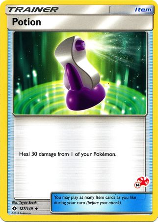 Potion (127/149) (Charizard Stamp #14) [Battle Academy 2020] | Good Games Adelaide SA